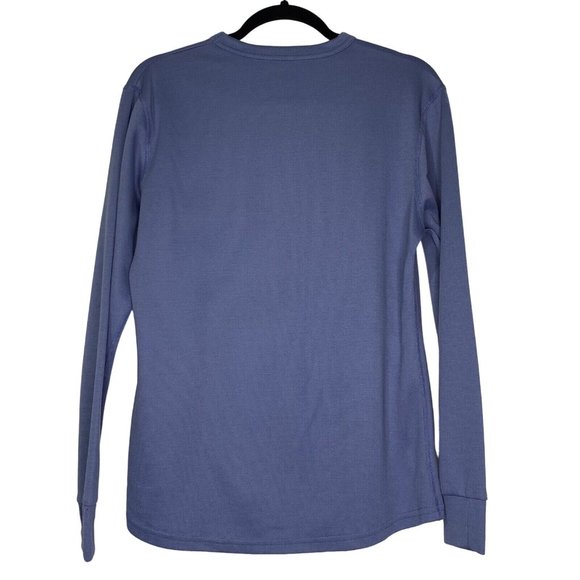 LL Bean Ladies size M Lavender Amy 3 thumb holes Layering Activewear Top - Picture 3 of 8
